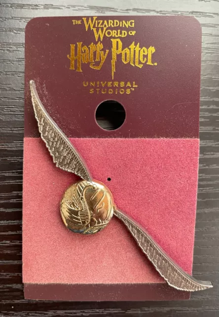 Universal Studios Wizarding World Harry Potter Golden Snitch Quidditch Pin  New