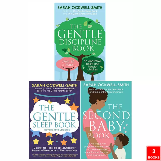 Sarah Ockwell-Smith 3 Books Set (Gentle Discipline, Sleep & Second Baby Book)