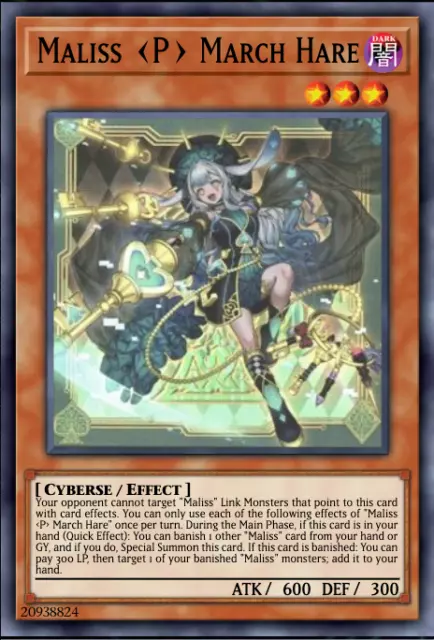 YU-GI-OH! MALISS P March Hare ALIN Alliance Insight