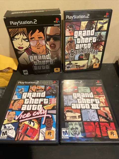 Ps2 - Grand Theft Auto San Andreas Trilogy Edition Sony PlayStation 2 –  vandalsgaming