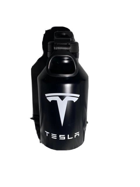 Bubba Growler Stainless Steel Water Bottle Matte Black Tesla Logo 64oz