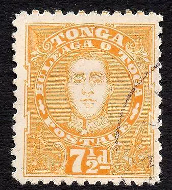 TONGA USED 1895 SG35a 71/2d Yellow