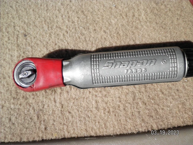 Snap-on 1/4 inch air ratchet w/flex hose FAR-25