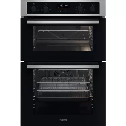 Zanussi Series 40 AirFry ZKCNA7XN Built In Electric Double Oven U53680