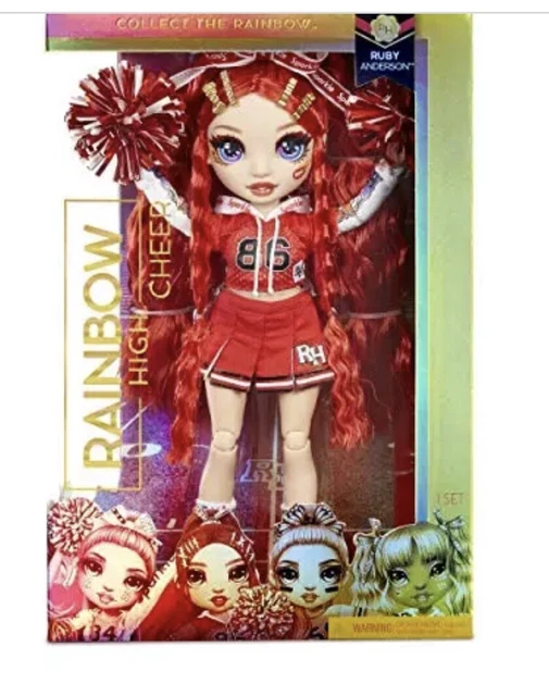 RAINBOW HIGH CHEER Fashion Doll Luxury Outfits, Pom Poms