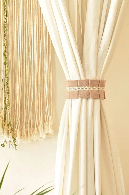 Beautiful Cotton Curtain Holders Tieback 15 Inch Onion Pink for Door set of 2 2
