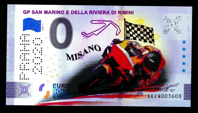 ITALIE 2020-3 GP SAN MARINO DELLA RIVIERA (ANNIVERSAIRE) BILLET SOUVENIR 0 EURO - Boutique Loisir et Collection