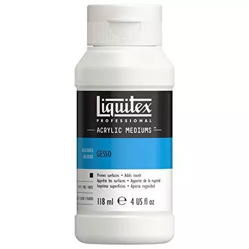 Liquitex Professional Gesso Surface Prep Medium, White, 4-oz