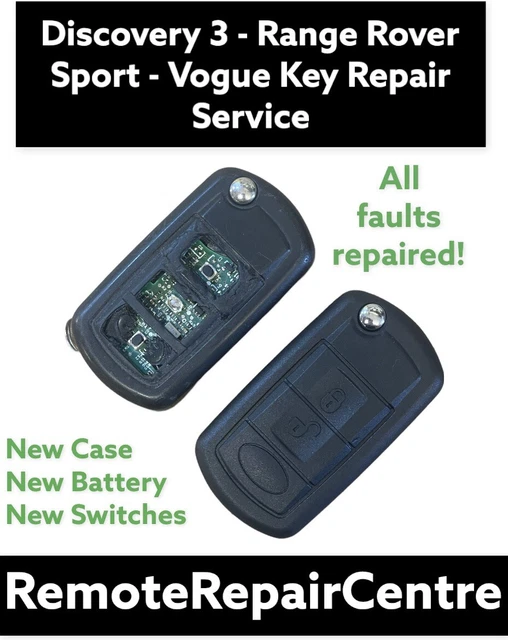 KEY FOB FIX for Land Rover Discovery 3 button remote case cover repair