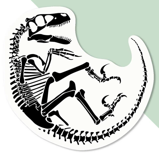 'Velociraptor Fossil' Decal Stickers (DW039030)