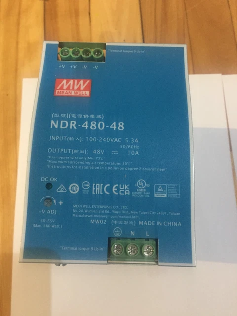 Mean Well 48V DC Power Supply