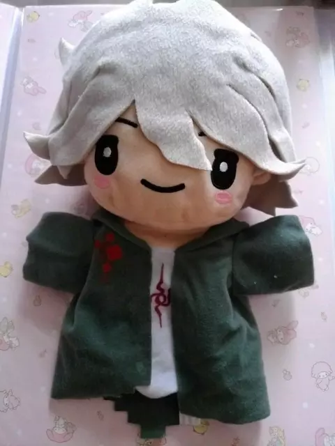 Super Dangan Ronpa 2 Nagito Komaeda Hand Puppet Plush Doll stuffed Toy