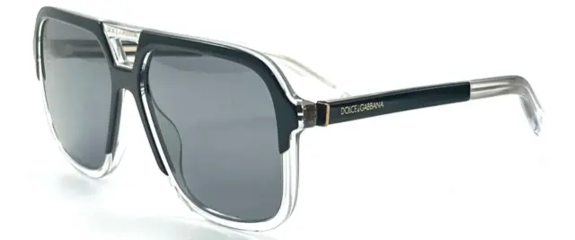 New Dolce & Gabbana Dg4354 501/81 Black Authentic Sunglasses 58-15 145