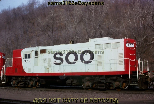 Original Slide Soo Line 377 St Paul Mn 1987