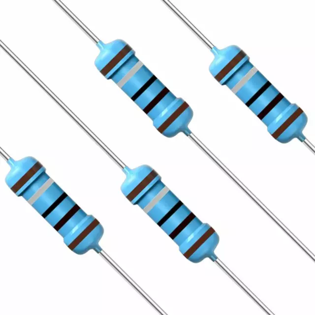 20 PCS 1/2 w(0.5 watt) 1% metal film resistors Over 200 Various Value YOU CHOOSE 2