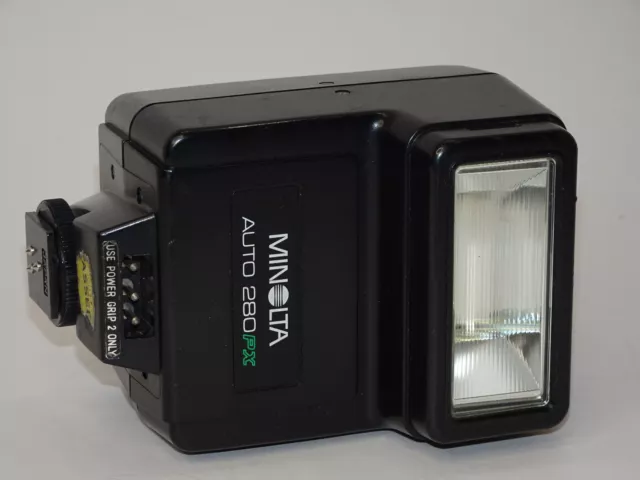 Minolta Auto 280PX Photography Flash dedicated to X700, X570 and other X series*