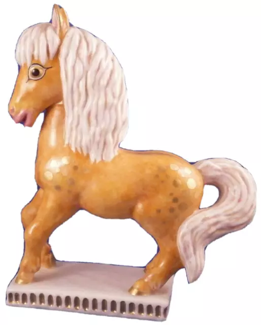 Fun Nymphenburg Porcelain Shetland Pony Figurine Porzellan Horse Figur Figure