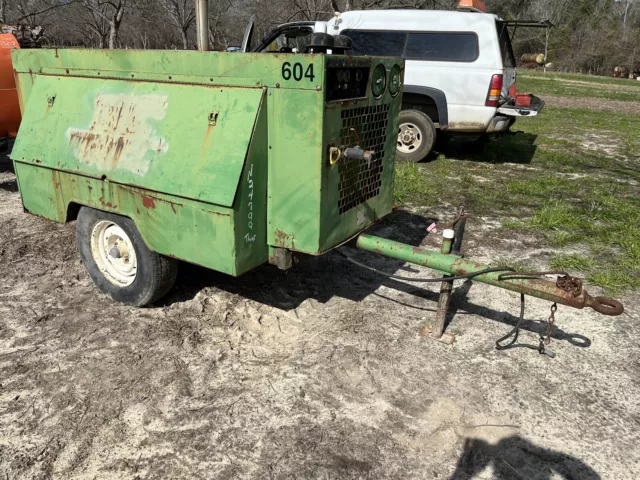 Sullivan 185 Cfm Towable air Compressor John Deere diesel 125 psi