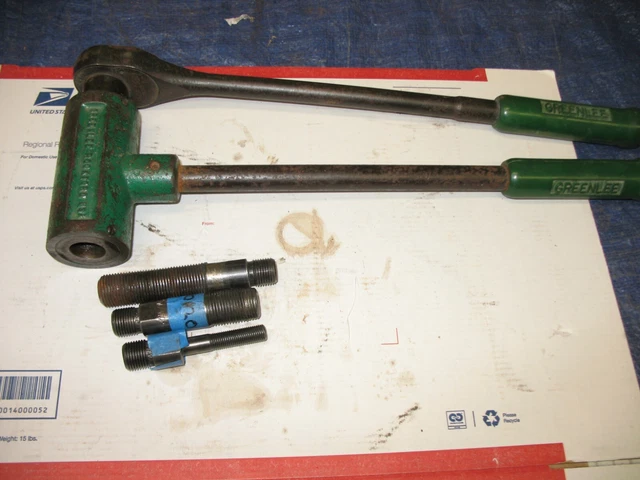 Greenlee Ratchet 1804 Knockout Puller With 3 Draw Studs