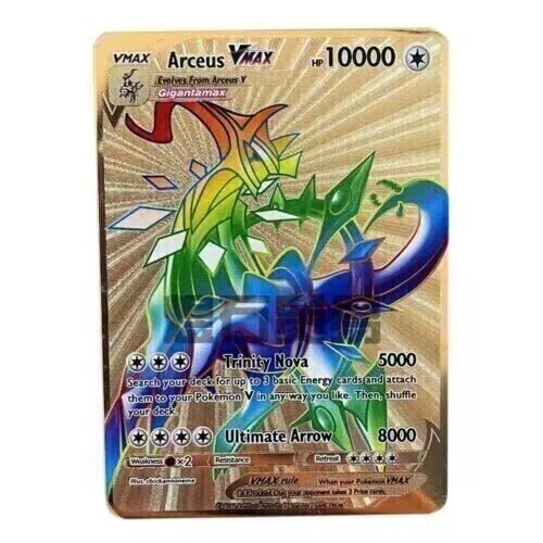 NEW Pokemon Cards Mewtwo VMAX TCG Metal Pokémon Card 3200 HP Fast Shipping