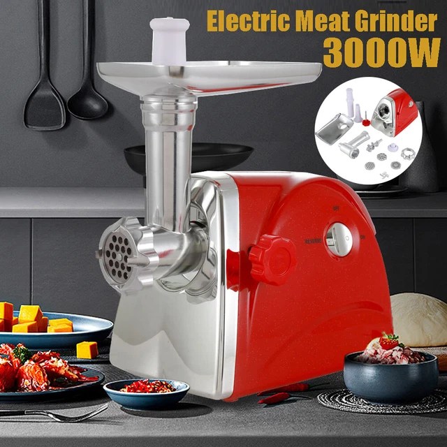 COMMERCIAL HEAVY DUTY 3000W Electric Meat Grinder Sausage Maker Mincer
