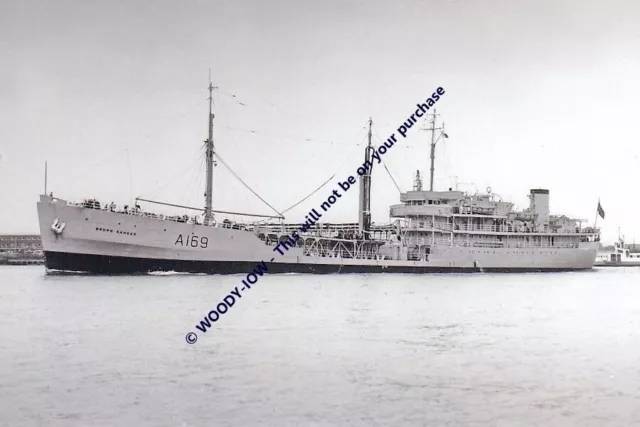 rp13548 - UK Naval Tanker - RFA Brown Ranger , built 1941 - print 6x4