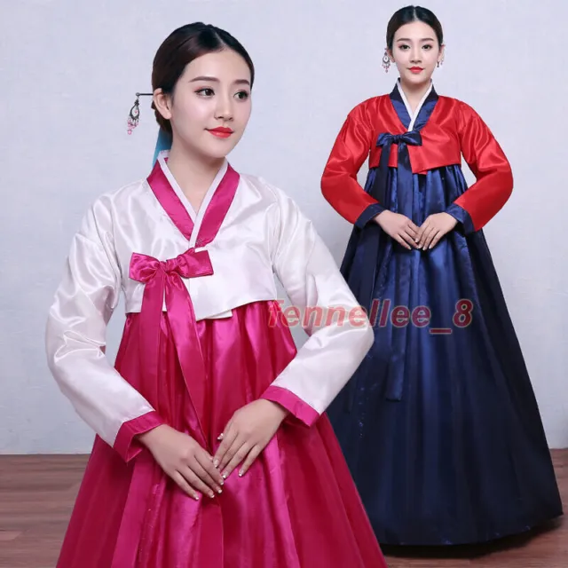 Women's Hanbok Dress Korean Traditional Dress National Dress Stage Folk Costumes