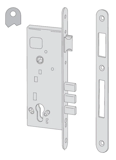 Cadenas Cisa 2654085 Pour Volets - Boulon 14mm Sécurité Renforcée