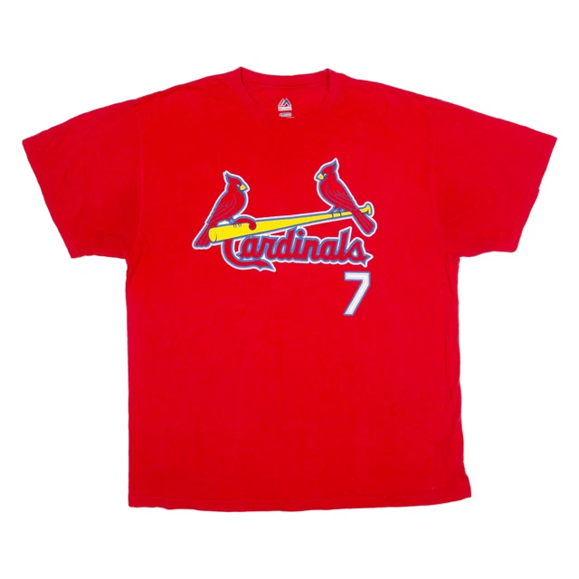 ST LOUIS CARDINALS USA T-Shirt Red Short Sleeve Mens XL £12.99