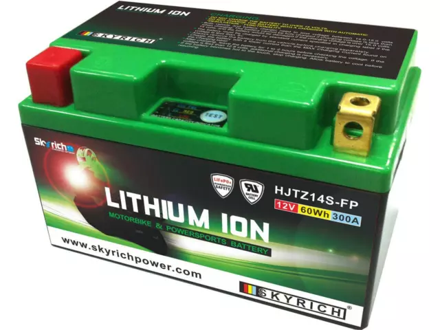 Batterie SKYRICH moto lithium ion KTM 950, 990 Adventure de 2003 à 2013 YTZ14S