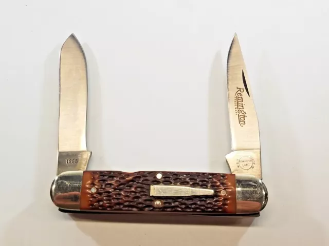 Remington UMC Woodsman Bullet Knife R4353 Two Blade Folding Knife w/ Box