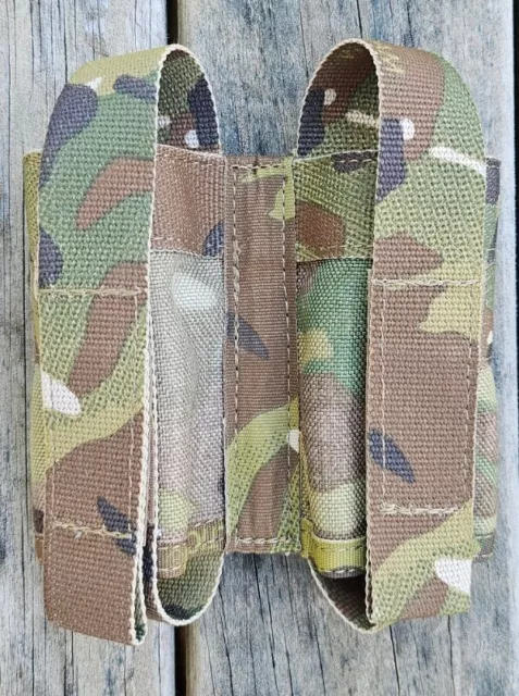 Australian SORD Multicam 2x Browning BHP Hi Power Pistol Magazine Utility Pouch