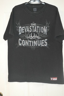 Wwe Wrestling Bill Goldberg "The Devastation Continues" Adult Large Wwf Wcw