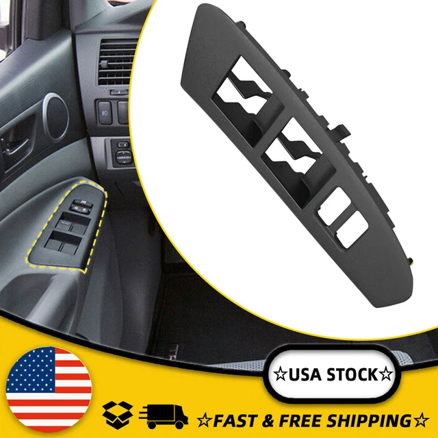 Window Switch Trim Bezel Door Panel Cover Master Front Crew For Tacoma 2012-2015