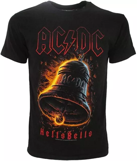 AC/DC T-Shirt Maglietta HELLS BELLS Hard Rock AC DC ORIGINALE Ufficiale