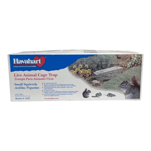 Havahart Small 2-Door Animal Trap - Silver (1025) 17"x5"x5"