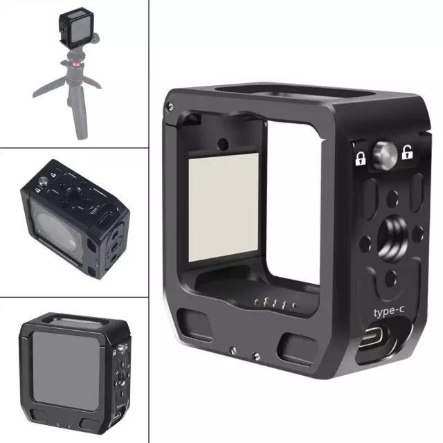 Aluminum Alloy Protective Case Black Camera Rabbit Cage Frame Shell Housing Case