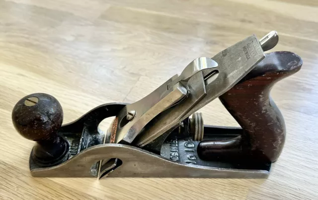 Vintage Very Nice Stanley No. 10 1/2 Rabbet Wood Plane - NR