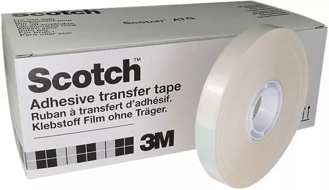 3M ATG 904 Klebstoff-Film, Transferklebeband 6mm / 12mm oder 19mm x 44m