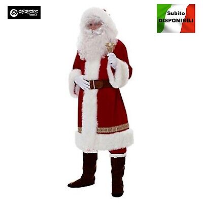Taille L Taille M à XXXXL Foxxeo Costume de Père Noël 6 pièces avec manteau pour homme 