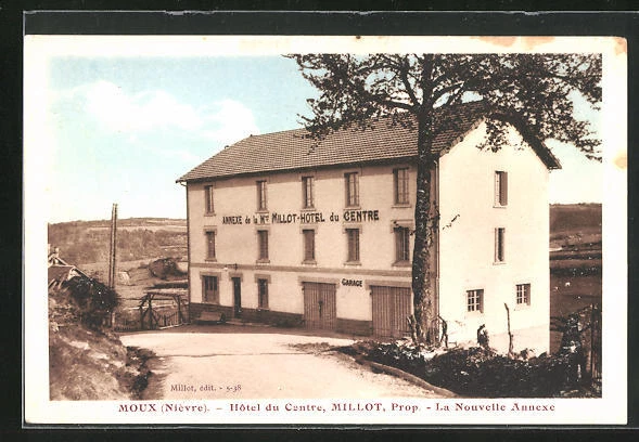 CPA Moux, Hôtel du Centre
