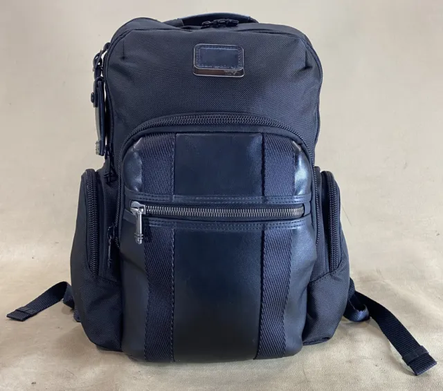 Preowned Tumi Alpha Bravo Nellis Men's Laptop Backpack - Black 222681D $525