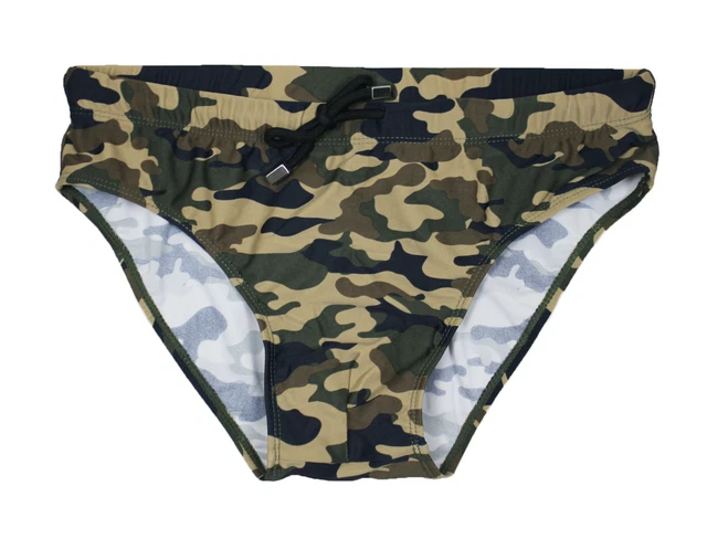 Slip militaire gris taille L transparent sheer WJ by NEOFAN Ref 3007S