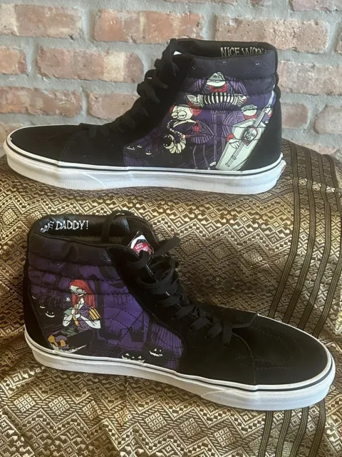 Size Men’s 11.5 - VANS Sk8-Hi x The Nightmare Before Christmas