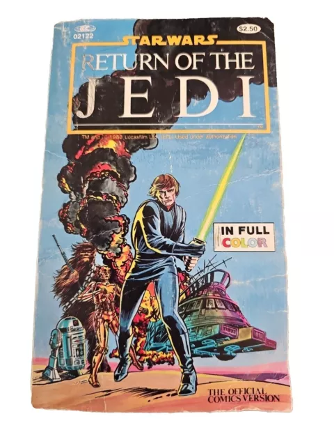Star Wars Comic Book 1983 1st Ed. Return of the Jedi Paperback Marvel