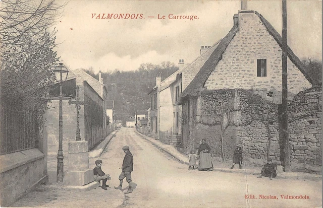 Cpa 95 Valmondois Le Carrouge