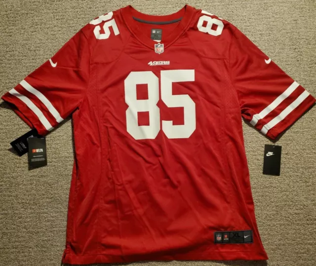 George Kittle #85 San Francisco 49ers Game Red color Jersey