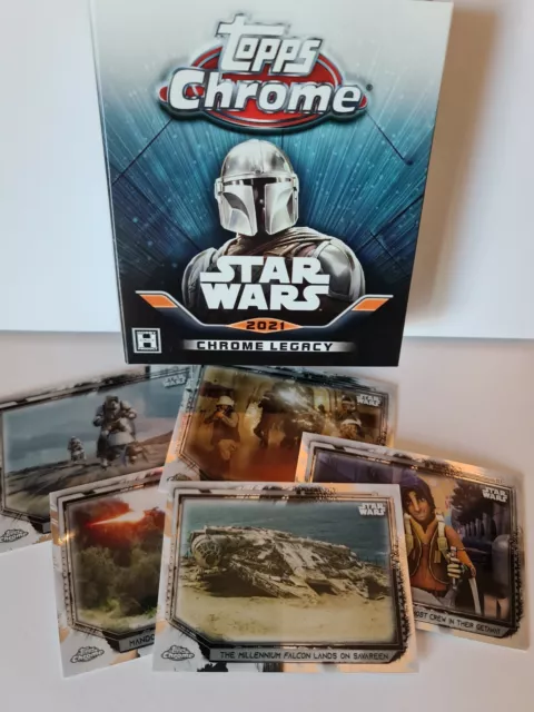 Topps Star Wars Chrome Legacy 2021 Standard Single BASE CARD - *YOUR CHOICE*