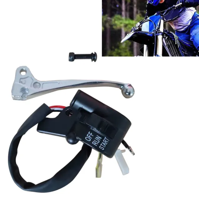 Motorcycle PW50 Throttle Grip Handle Start Kill Switch with Handle Brake Lever