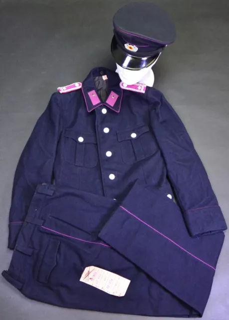 DDR FFW Uniform Hauptfeuerwehrmann Freiwillige Feuerwehr Gr.46 50er 60er   8234